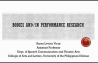 UP TALKS | Bodies and/in Performance Research | Prof. Bryan Viray