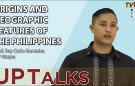 UP TALKS | Origins and Geographic Features of the Philippines | Prof. Rey Carlo Gonzales