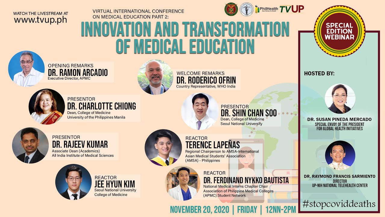 Webinar #31 | “Part 2: Innovation and Transformation of Medical Education”