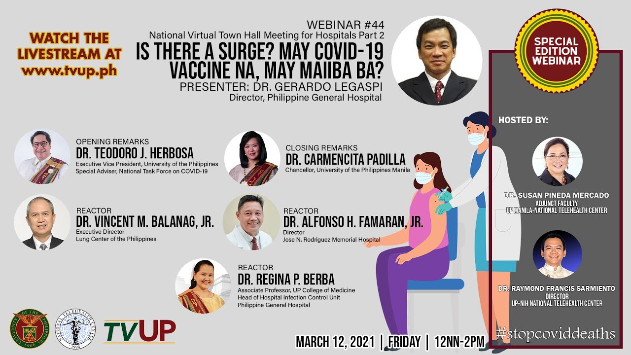 Webinar #44 | “IS THERE A SURGE? May COVID-19 Vaccine Na, May Maiiba Ba?”