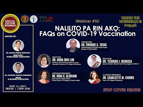 Webinar #52 | “NALILITO PA RIN AKO: FAQs on COVID-19 Vaccination”