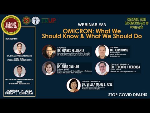 Webinar #83 | “OMICRON: What We Should Know & What We Should Do”