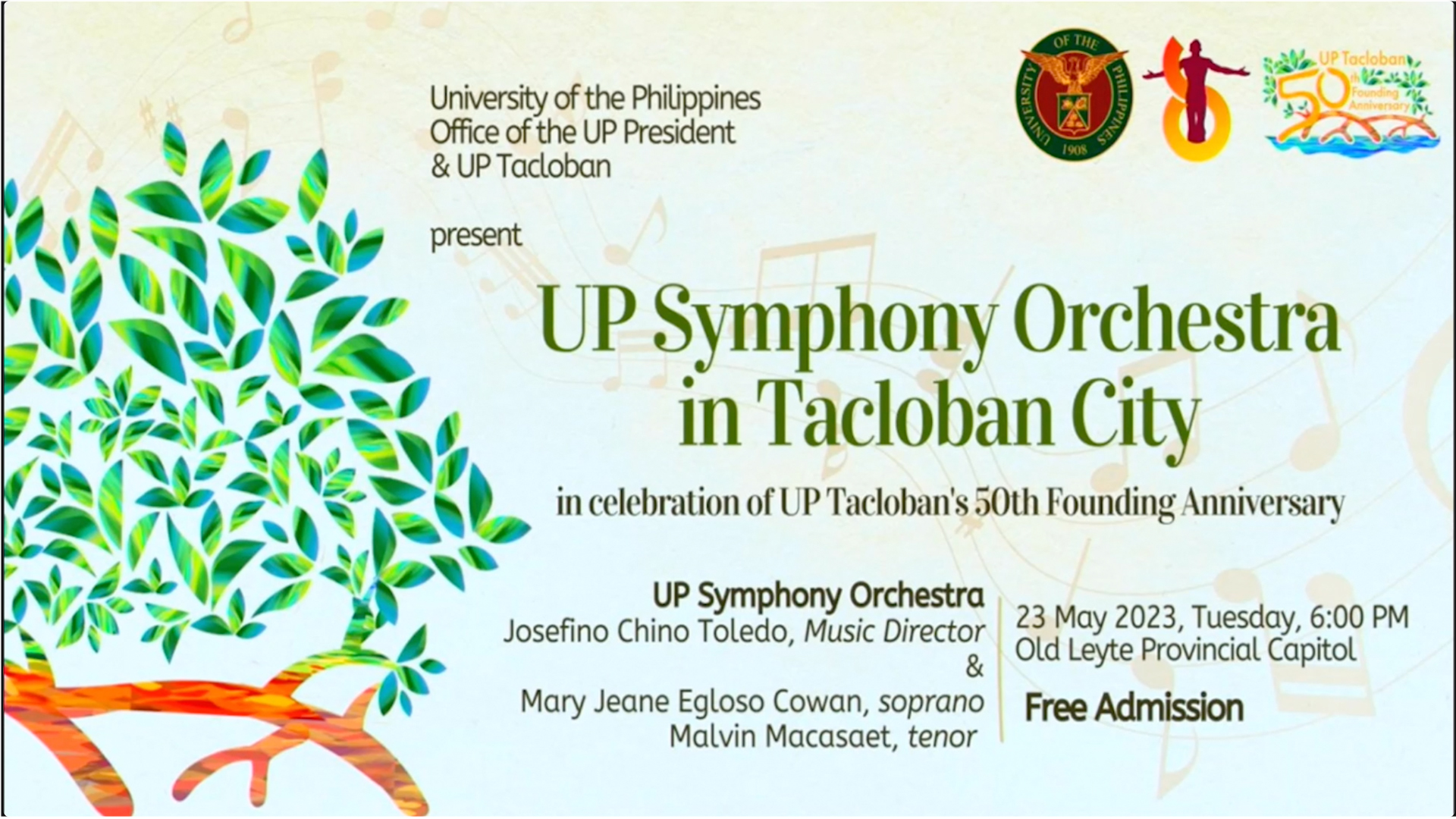 UP Symphony Orchestra in Tacloban City